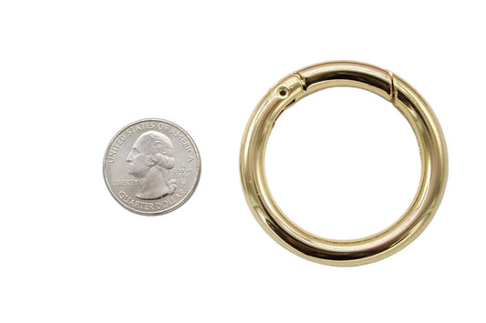 18K Gold Filled Clasp, self-closing hook