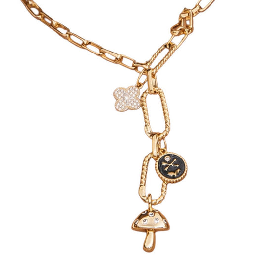 18K Gold Filled Latch Pendant