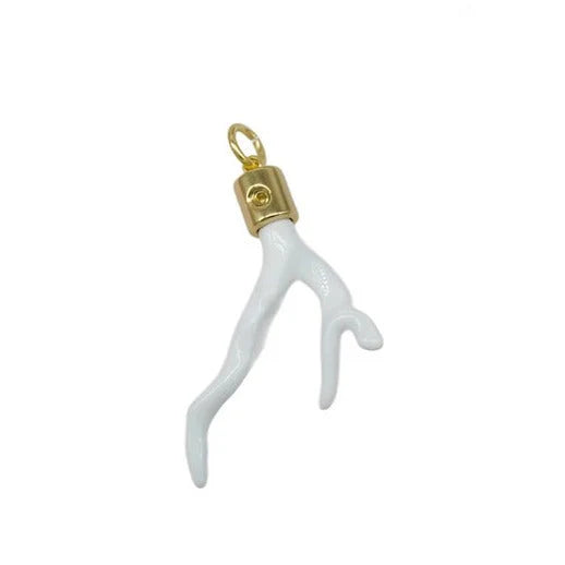 Enamel Coral Pendant