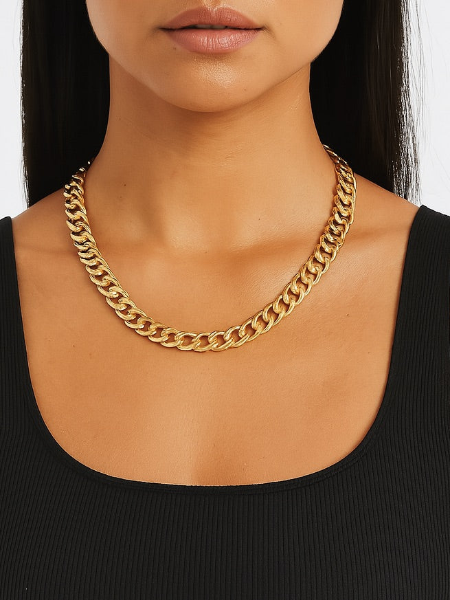 Diamond Cut Cuban Chain - Women's
