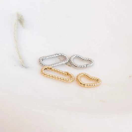 Rope Textured Clip Clasp