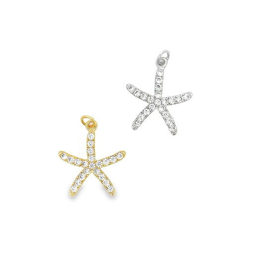 Pave Starfish Pendant