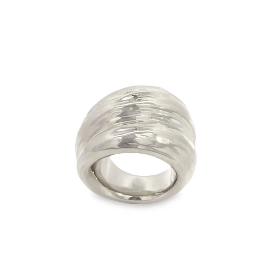 Women's Thick Croissant Dome Ring