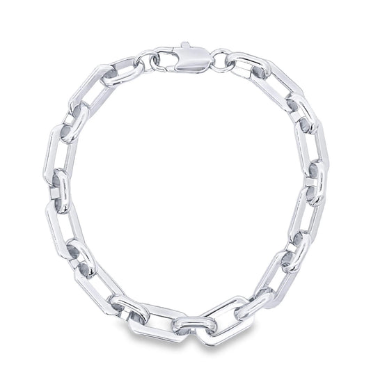 Paperclip Link Bracelet 7mm