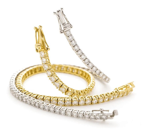 Buckle Clasp Tennis Bracelet 4mm