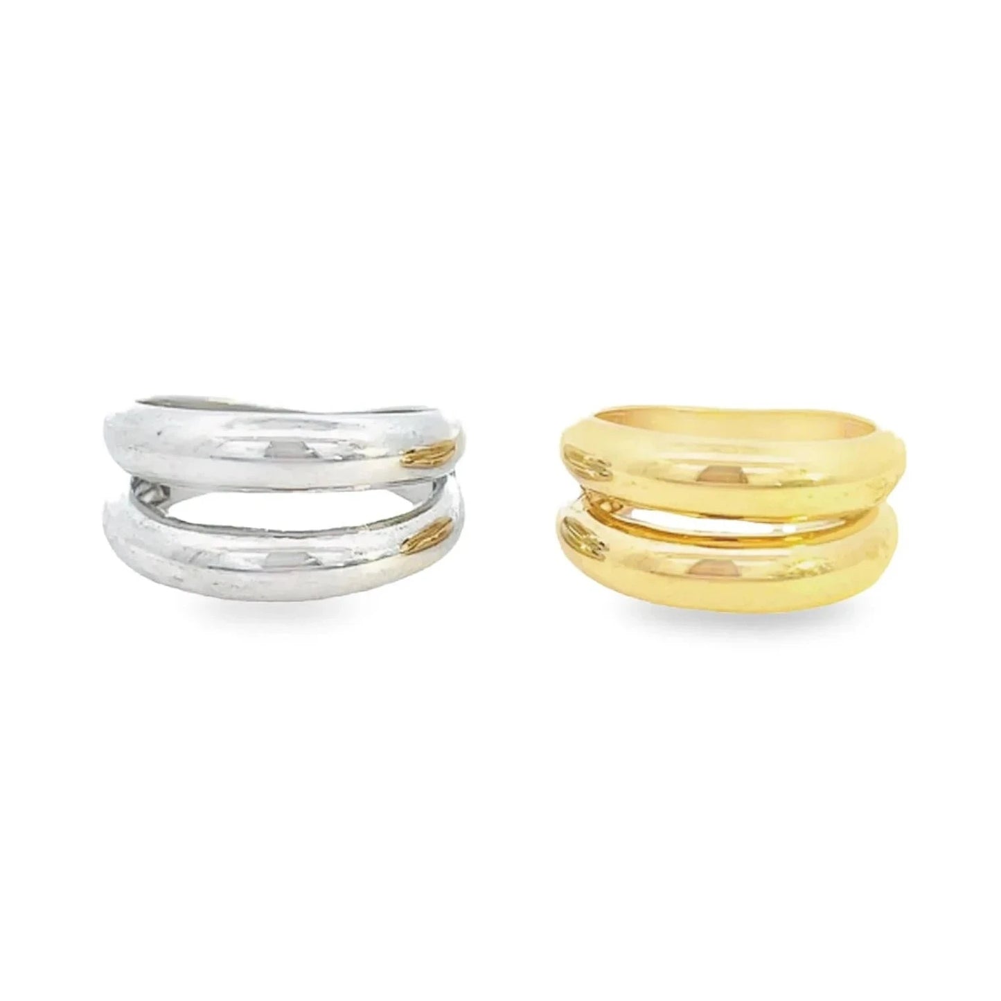 Women's Thick Double Coil Ring