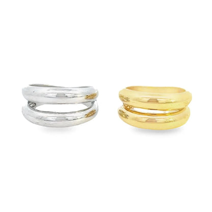 Women's Thick Double Coil Ring