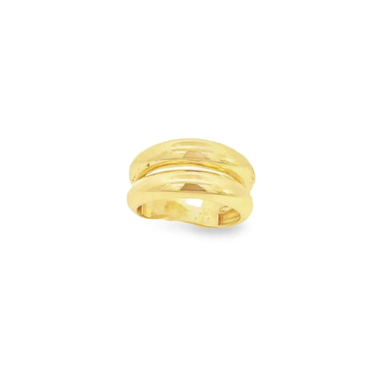 Women's Thick Double Coil Ring