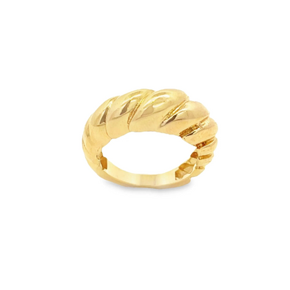 TWISTED BAND RING