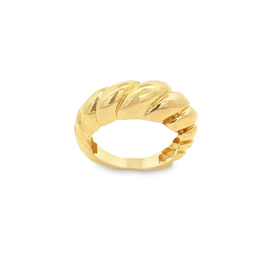TWISTED BAND RING