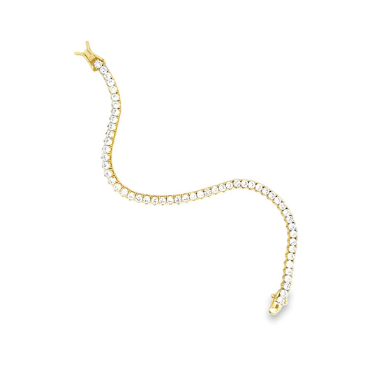 Buckle Clasp Tennis Bracelet 4mm