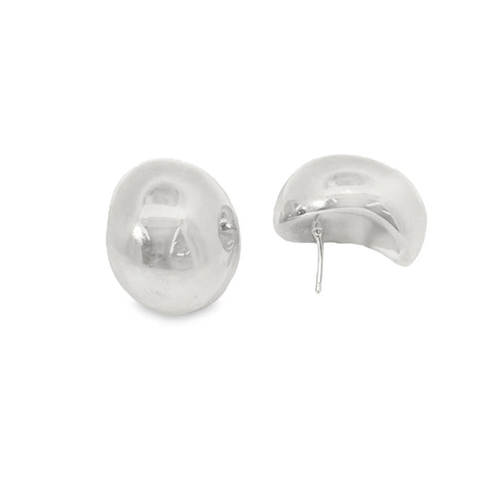 ITAIAN DOME STUD EARRINGS