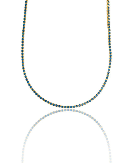 Tennis Choker With Round Stones