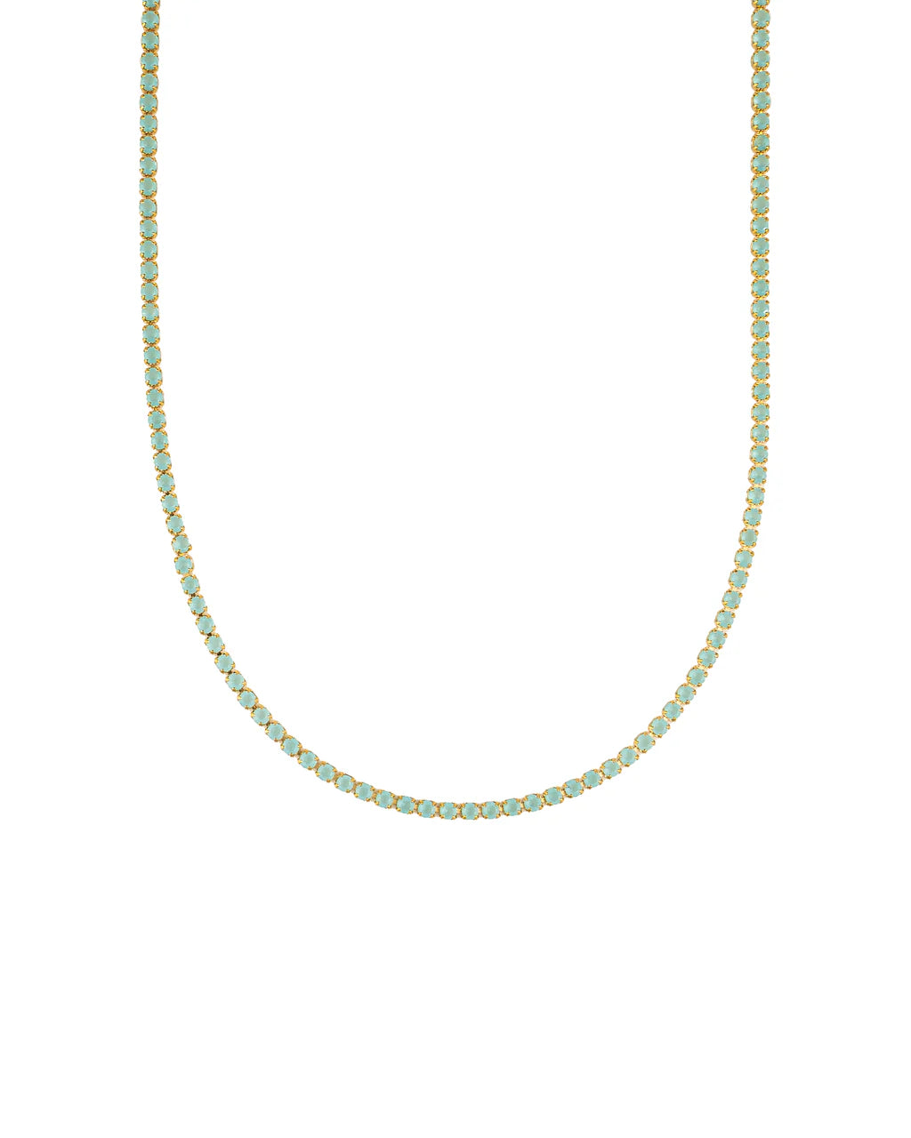 Tennis Choker With Round Stones