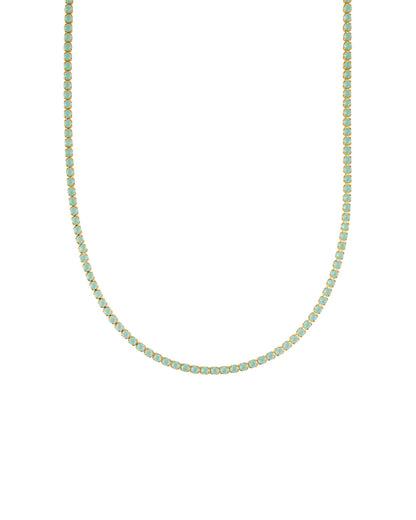 Tennis Choker With Round Stones