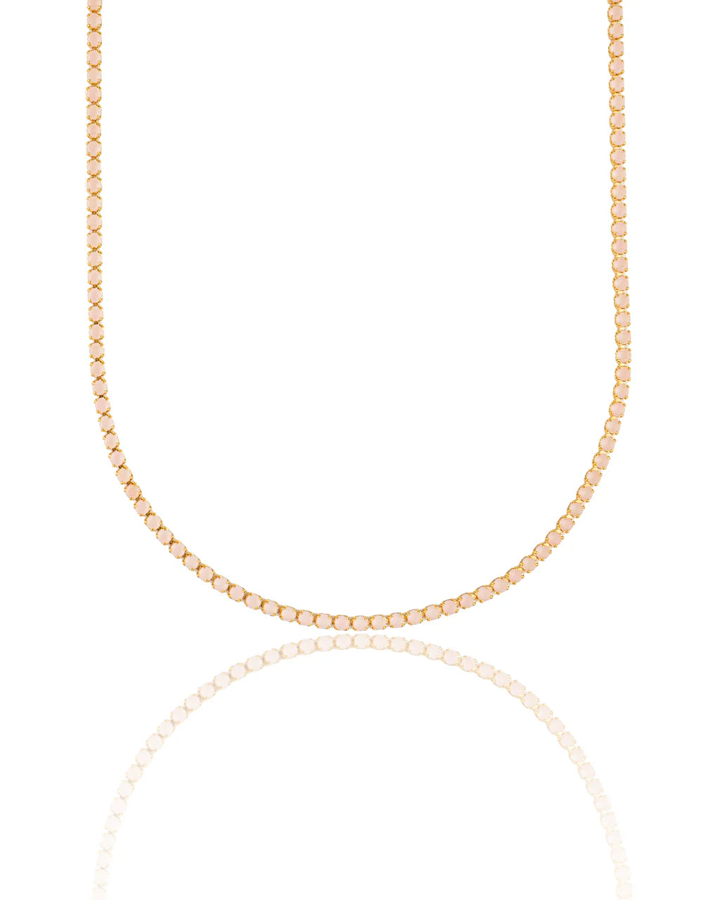 Tennis Choker With Round Stones