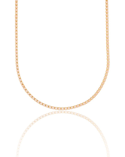 Tennis Choker With Round Stones