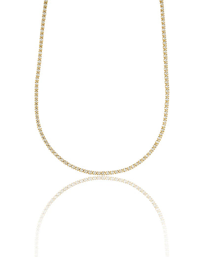 Tennis Choker With Round Stones