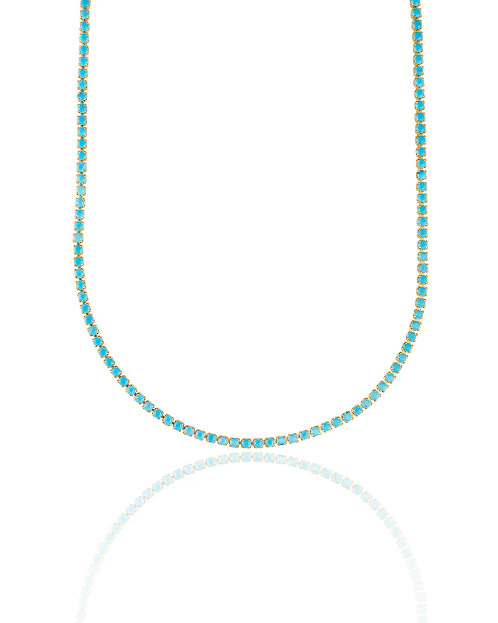 Tennis Choker With Round Stones