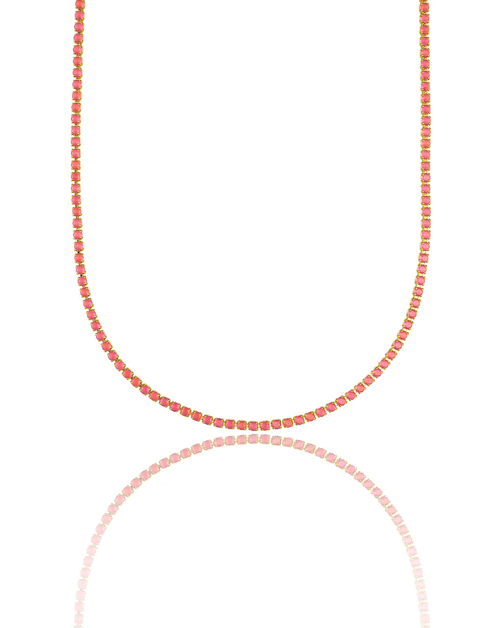 Tennis Choker With Round Stones