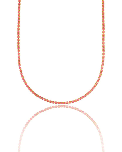 Tennis Choker With Round Stones