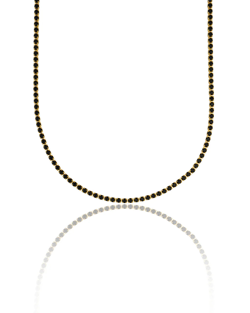 Tennis Choker With Round Stones