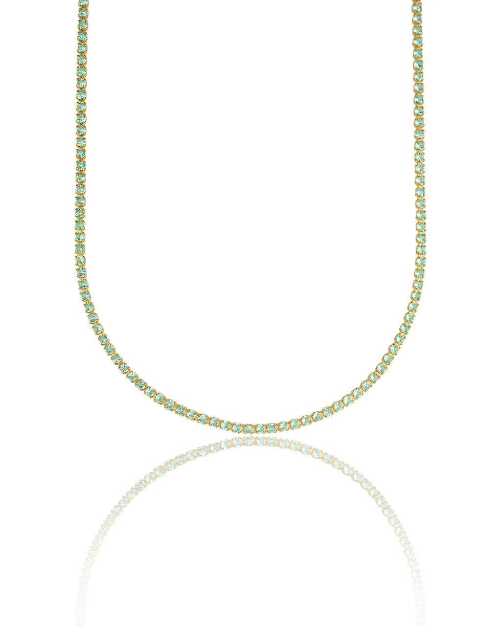 Tennis Choker With Round Stones