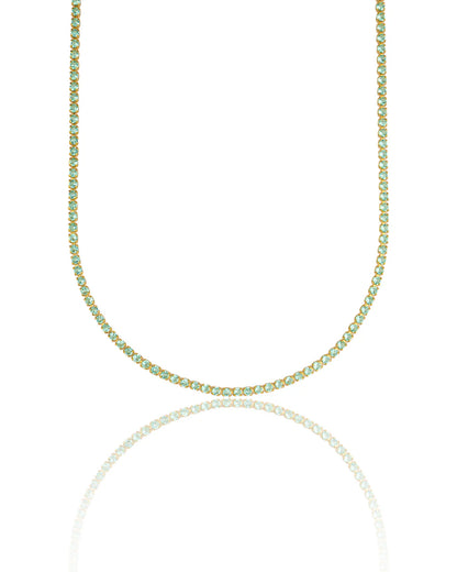 Tennis Choker With Round Stones