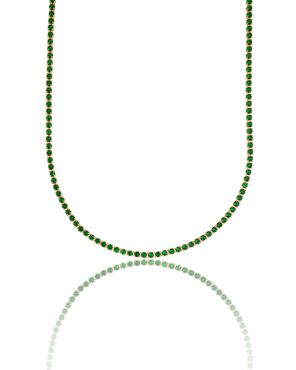 Tennis Choker With Round Stones