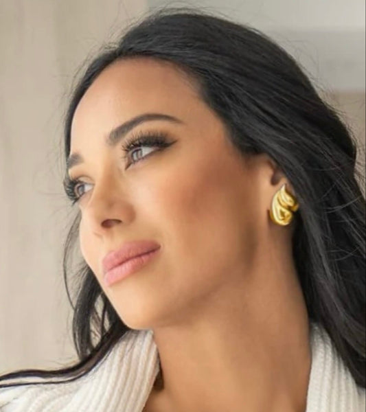 Double Tear Drop Earrings