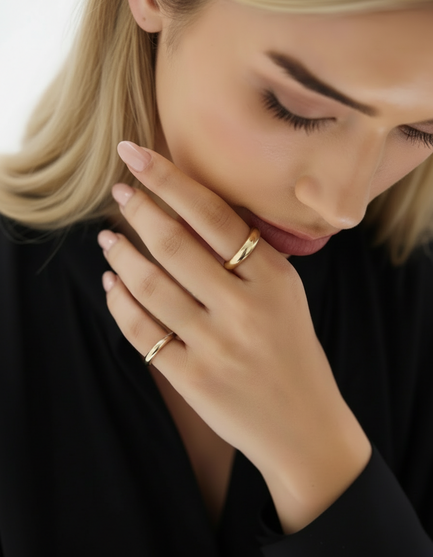 Women's Gold stackable ring