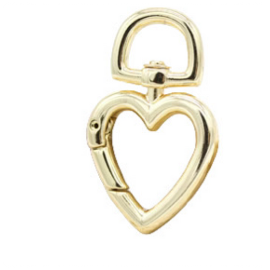 18K Gold Filled Heart Latch