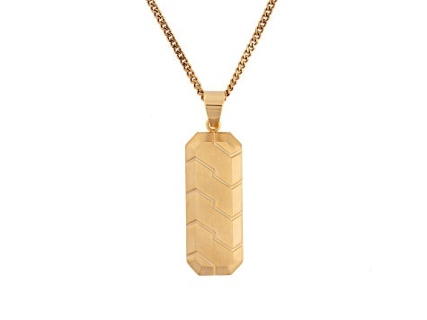 Men's Belcher Chain necklace with octogon pendant