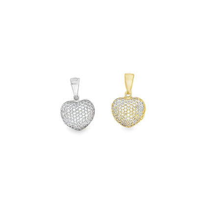 Pave Heart Pendant