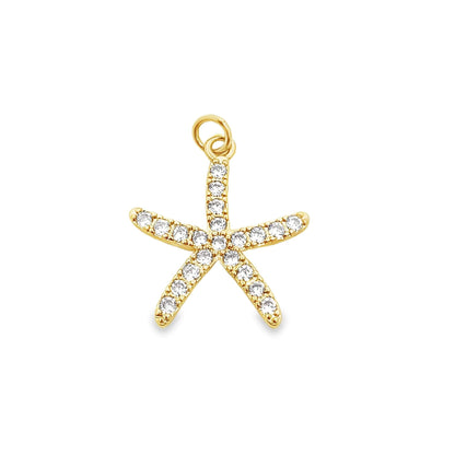 Pave Starfish Pendant