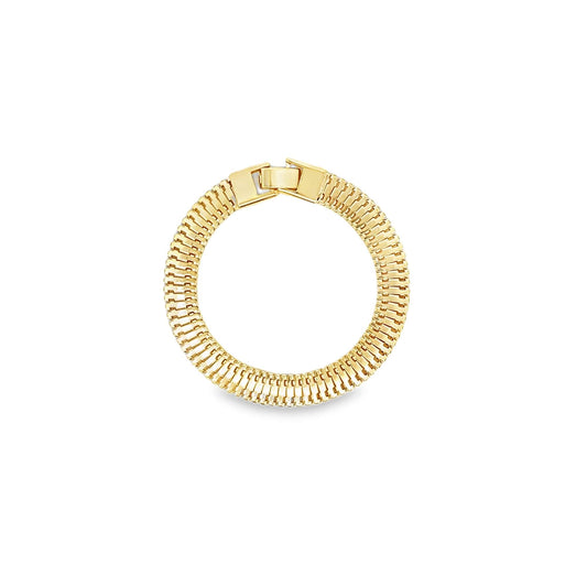 Herringbone Bracelet Buckle Clasp - 8mm