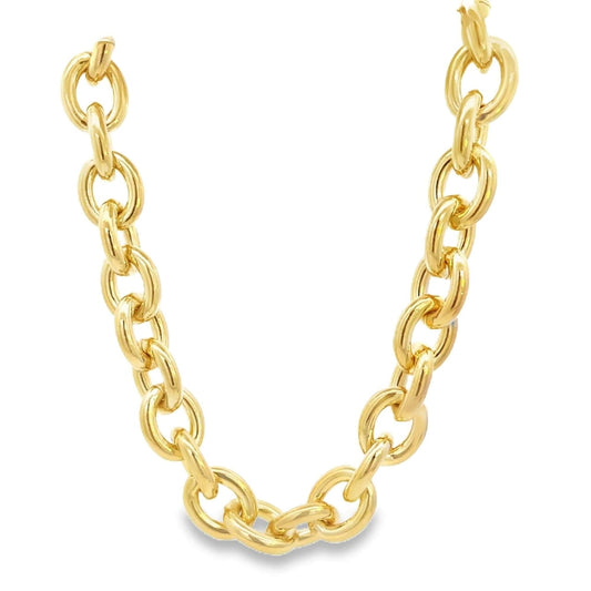 Thick Rolo Necklace 15mm