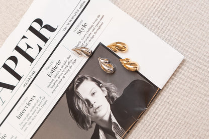 Double Tear Drop Earrings