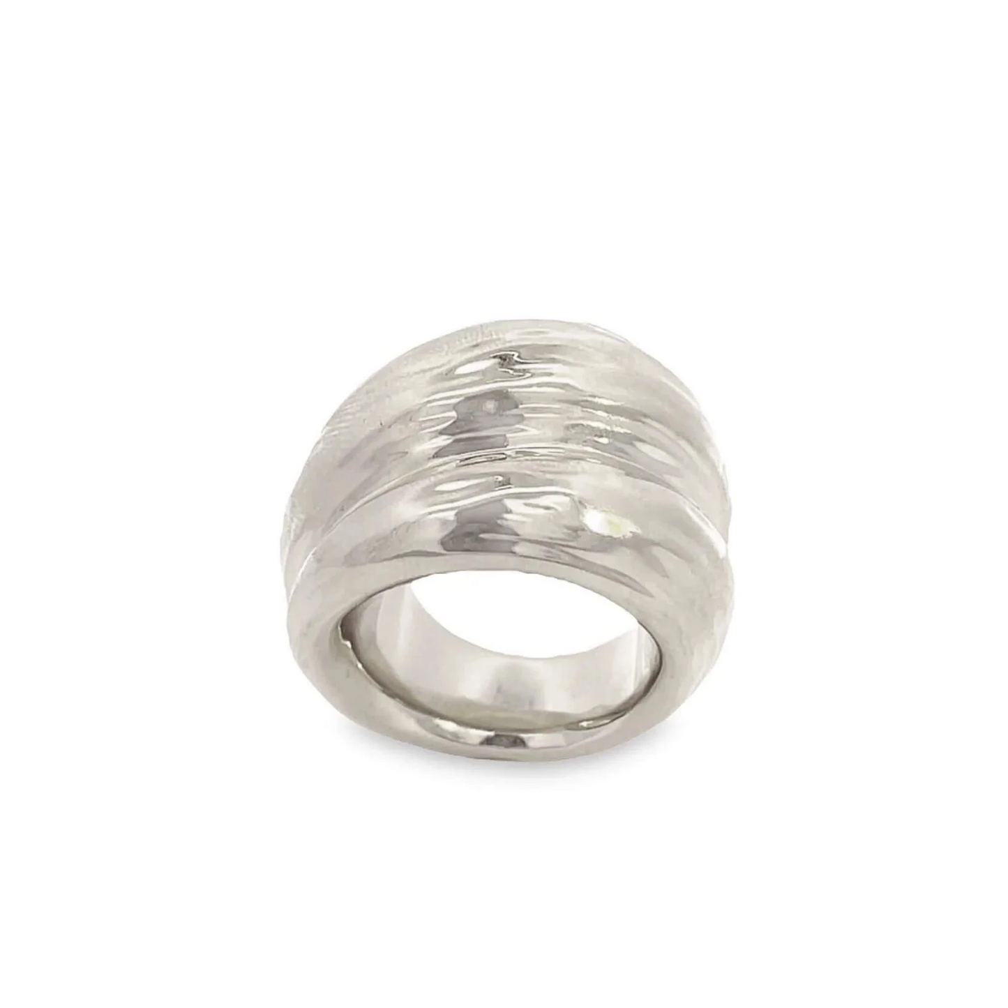 Women's Thick Croissant Dome Ring