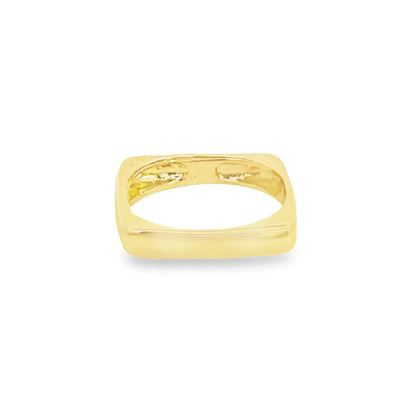 Women's Thin Square Stackable ring