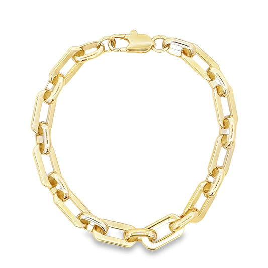 Paperclip Link Bracelet 7mm