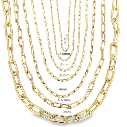 Paperclip Chain 1.5MM - Women's