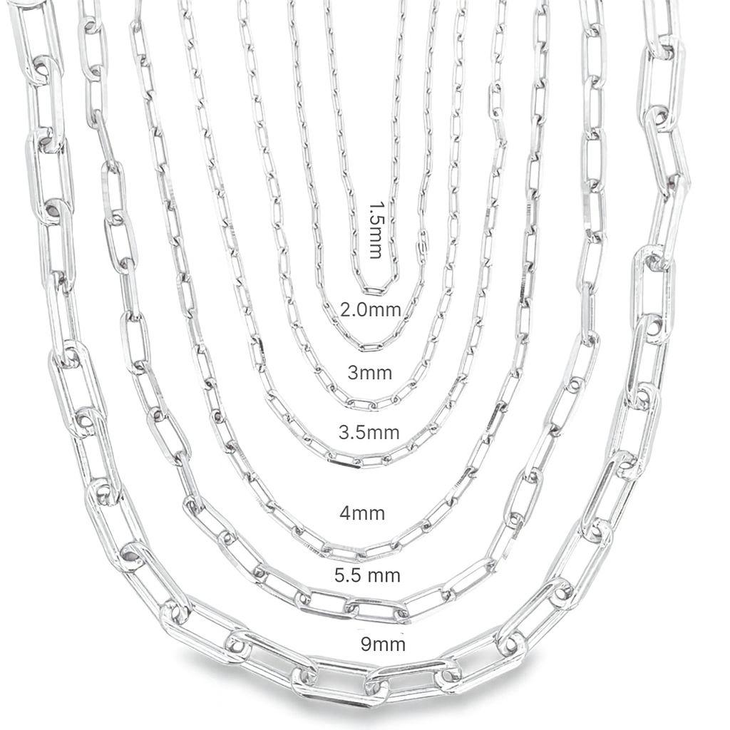 Paperclip Chain 1.5MM - Women's