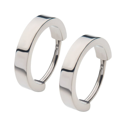 Men's Titanium with Design 2.5mm Thick Hinged Segment Clicker